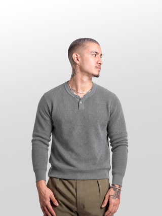 KNOTTED KNIT SWEATER