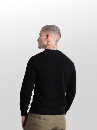 KNOTTED KNIT SWEATER