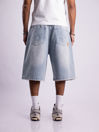 LIGHT LEAK DENIM JORT