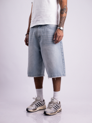 LIGHT LEAK DENIM JORT