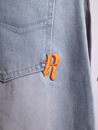 LIGHT LEAK DENIM JORT