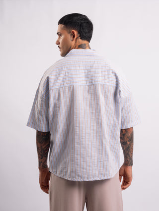PRINT LINE RELAX SHIRT