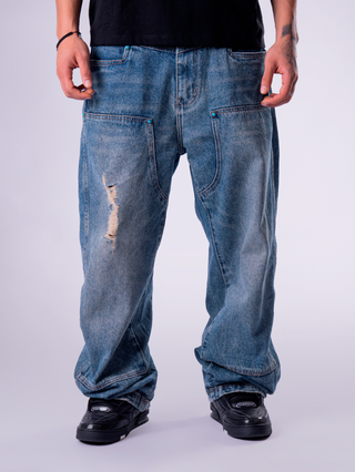 OVERSLAY BAGGY PANTS