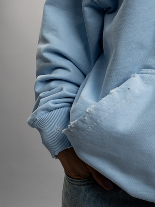CLOUD STATE CROPPED HOODIE