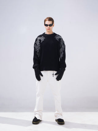 SHADOW EMBLEM SWEATER