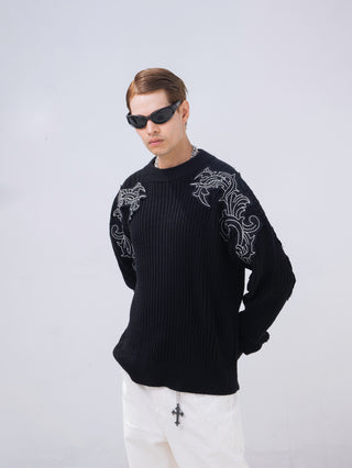 SHADOW EMBLEM SWEATER