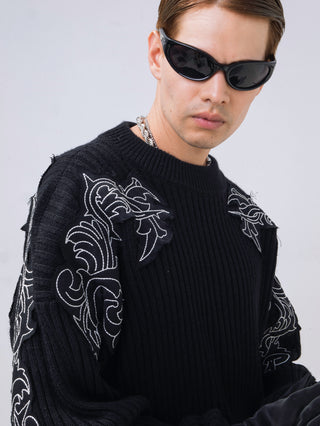 SHADOW EMBLEM SWEATER