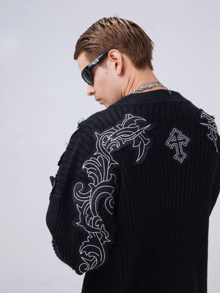SHADOW EMBLEM SWEATER