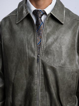 HOLO LEATHER JACKET