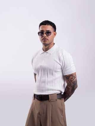 RIBBED KNIT SHIRT