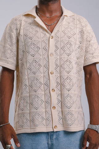 CROCHET KNIT SHIRT