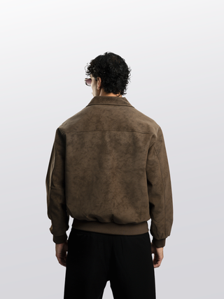 VELOUR SUEDE JACKET