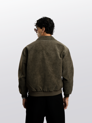 VELOUR SUEDE JACKET