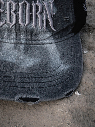 REBORN AIRBRUSH DISTRESSED CAP