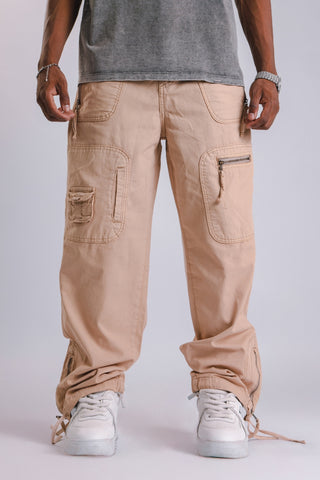 SEAMED CARGO PANTS