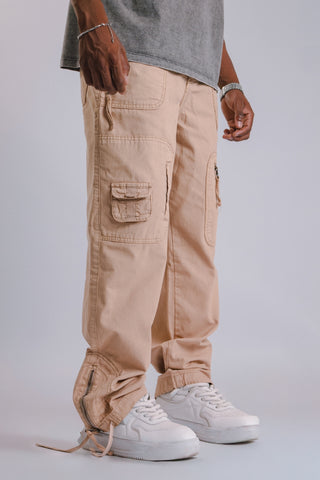 SEAMED CARGO PANTS