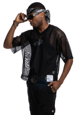 MESH BOXY TEE