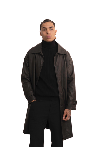 LONG LEATHER JACKET