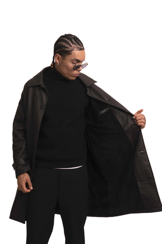 LONG LEATHER JACKET