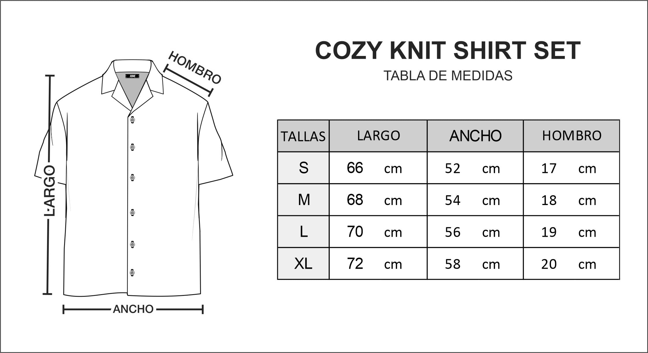 Guía de tallas
