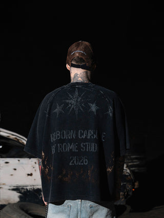 FIREBORN CROPPED TEE