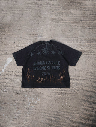 FIREBORN CROPPED TEE