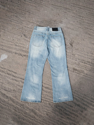 STUDDED REBORN FLARE PANTS