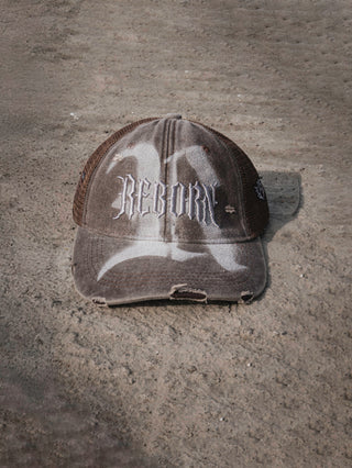 REBORN AIRBRUSH DISTRESSED CAP
