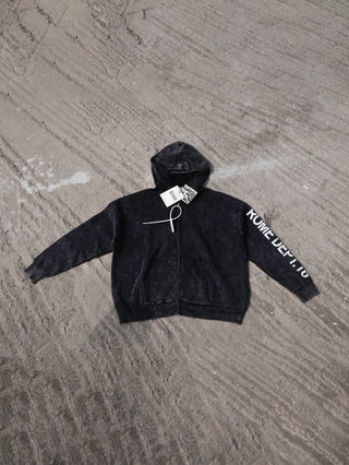 UNBOUND KNIT ZIPPER HOODIE