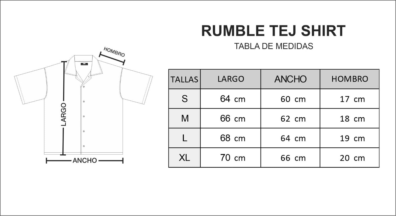 Guía de tallas